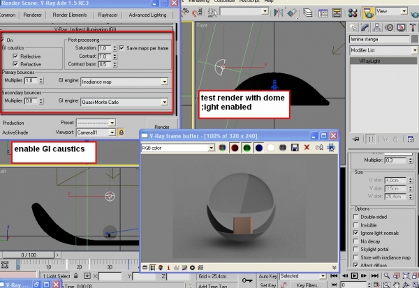 Creation of The glass ball: Step 4